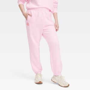 Roller Rabbit Pink Wide-Leg Sweatpants